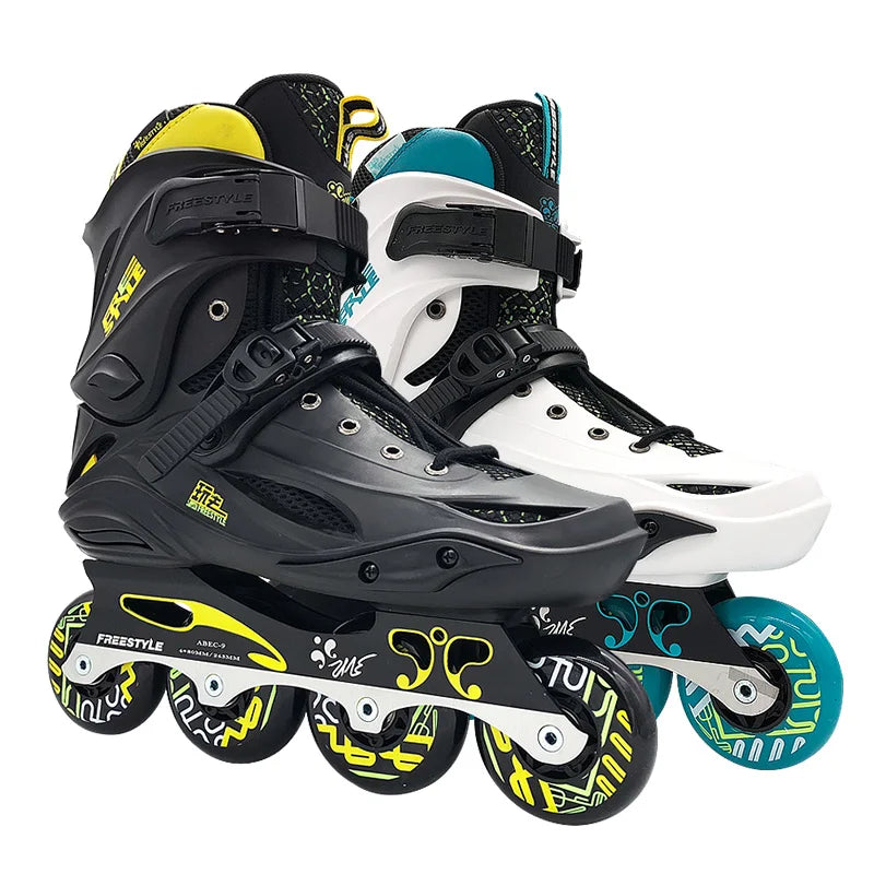 Professional Adult Urban Speed Freestyle Roller Skates Wholesale Fancy Inline Shoes Flat Frequent Flashing Roller