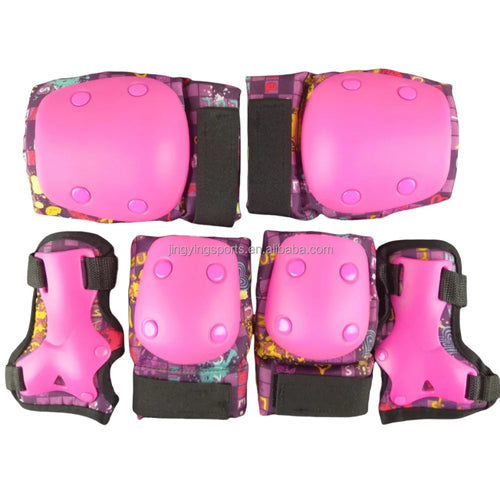 6PCS/Set Elbow Knee Pads Wrist Guard Skateboard Roller Skating Protective Gear Manufacturer