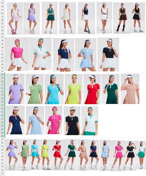 NSR Women Pleated Tennis Pocket Skirt 1pcs Athletic Short Culottes High Waisted Color Gradient Workout Tennis Skirt