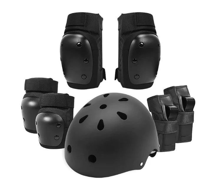 Hot Sale 7pcs Set Roller Skates Cycling Bike Knee Skateboard Helmet  Protective Gear