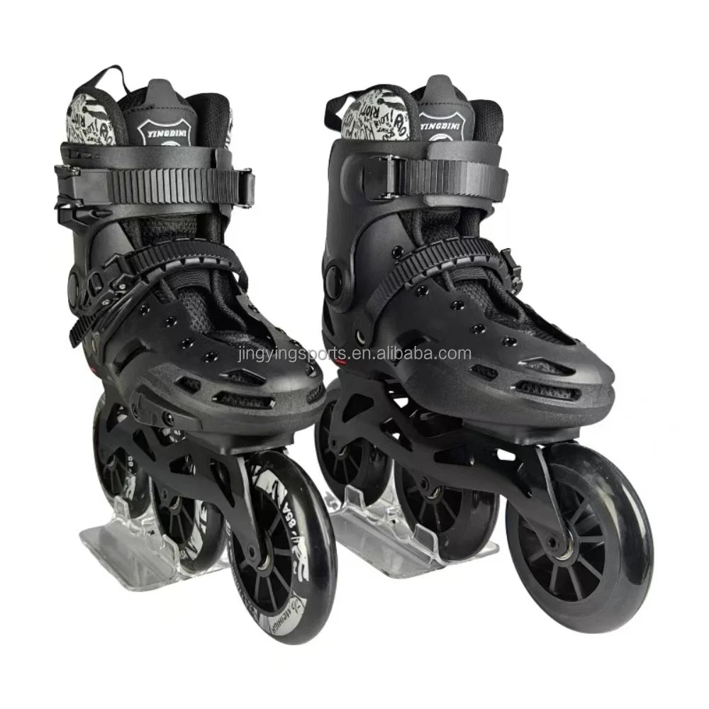 OEM/ODM 3 Wheels Inline Skates for Adults Freestyle Slalom Aggressive Speed Skating s Professional Roller Skates
