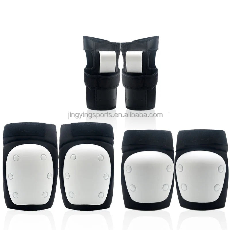 6PCS/Set Elbow Knee Pads Wrist Guard Skateboard Roller Skating Protective Gear Manufacturer