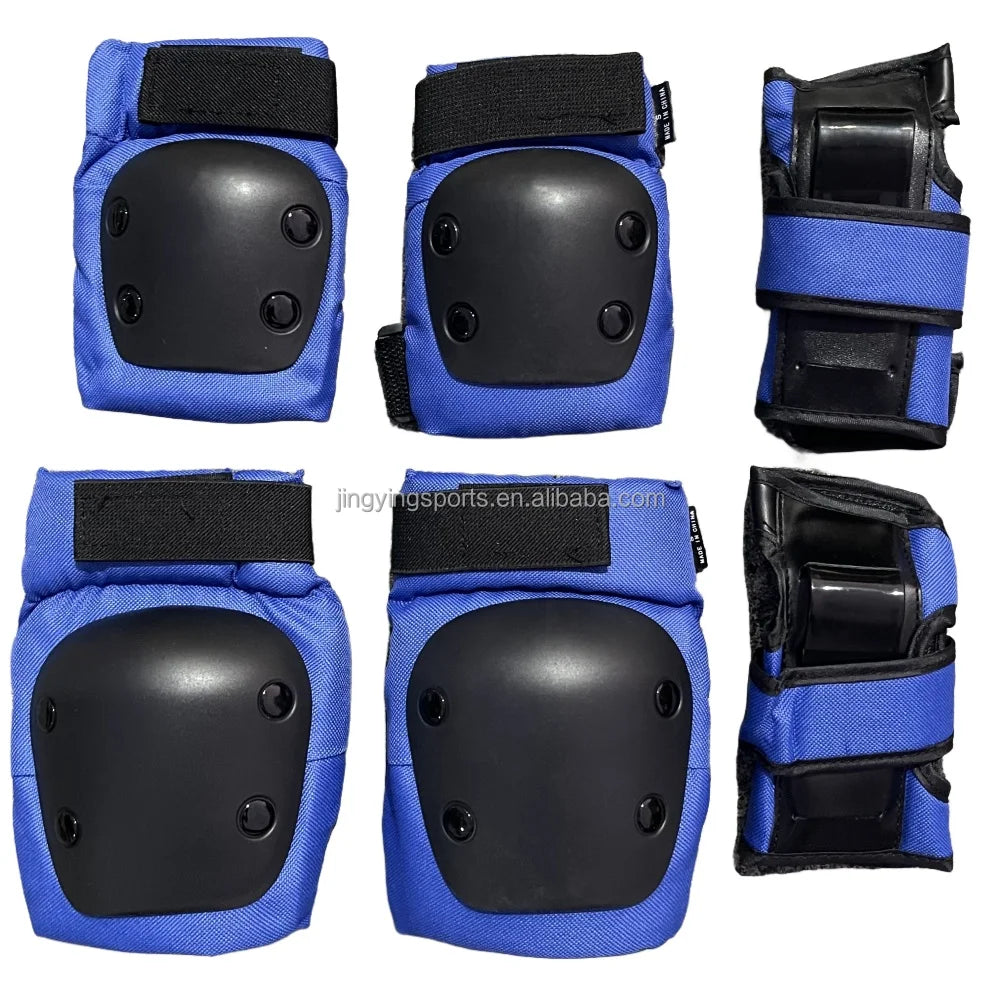 6PCS/Set Elbow Knee Pads Wrist Guard Skateboard Roller Skating Protective Gear Manufacturer