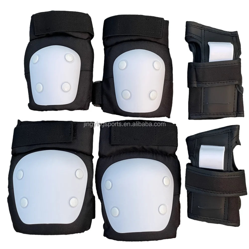 6PCS/Set Elbow Knee Pads Wrist Guard Skateboard Roller Skating Protective Gear Manufacturer