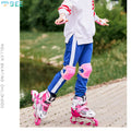 SeeMore Aluminum Alloy Frame Outdoor Adjustable Sizes Light up Flashing Wheels Inline Roller Skates for Kids