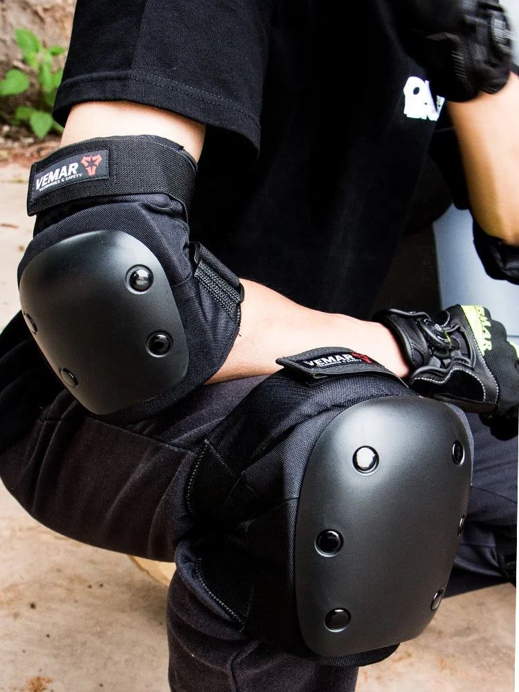 4pcs Motorcycle Cycling Elbow Knee Pads Guard Protective Gear Men Motorbike Protector Racing Motocross Gear Leg Protection