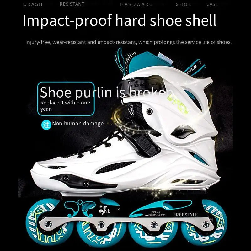 Professional Adult Urban Speed Freestyle Roller Skates Wholesale Fancy Inline Shoes Flat Frequent Flashing Roller