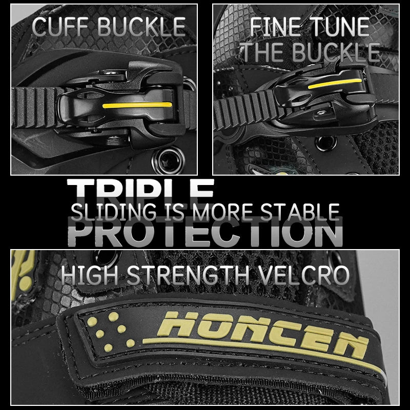 OEM Inline Skates Carbon Fiber Boot Adults Roller Lightweight Racing Speed Aggressive Professional Freestyle Slalom Skating