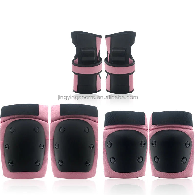 6PCS/Set Elbow Knee Pads Wrist Guard Skateboard Roller Skating Protective Gear Manufacturer