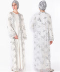 Dubai Luxury Sequin Embroidered Abaya for Women Elegant Open Front Kaftan Dress Evening Party Eid Gown 2026