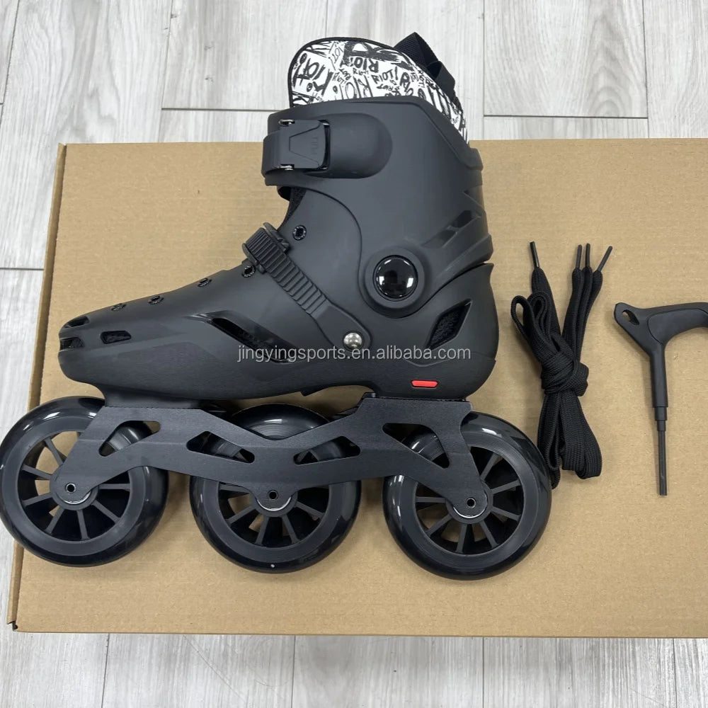 OEM/ODM 3 Wheels Inline Skates for Adults Freestyle Slalom Aggressive Speed Skating s Professional Roller Skates